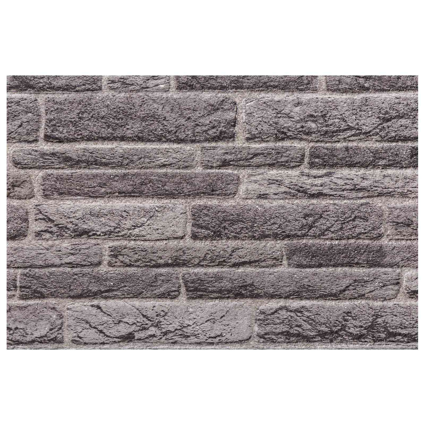 Nástěnné Panely 10 Pcs Antracitová 100 X 50 Cm Eps Pěna