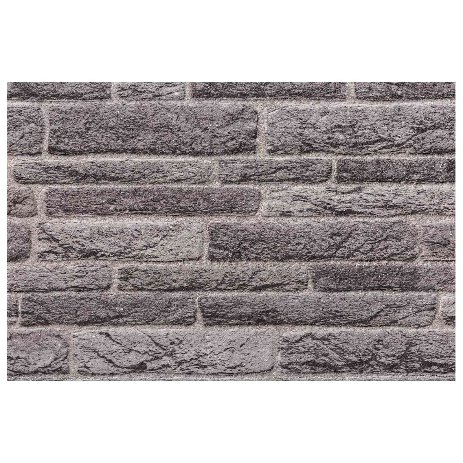 Nástěnné Panely 10 Pcs Antracitová 100 X 50 Cm Eps Pěna