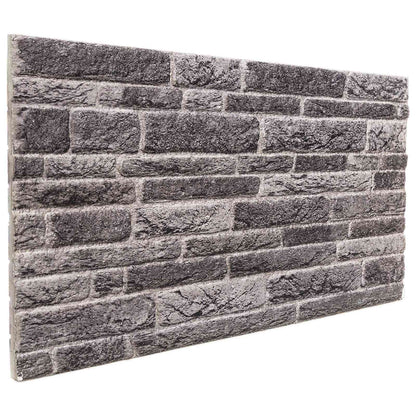 Nástěnné Panely 10 Pcs Antracitová 100 X 50 Cm Eps Pěna