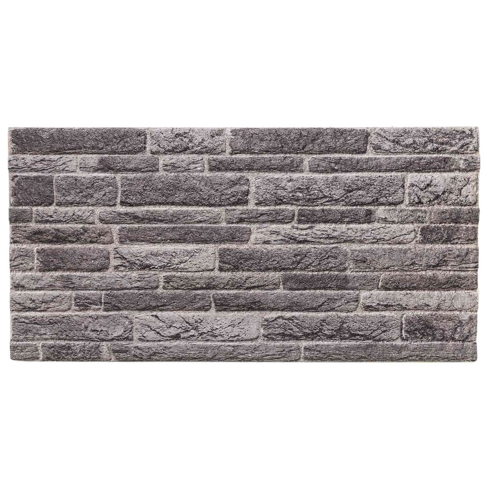Nástěnné Panely 10 Pcs Antracitová 100 X 50 Cm Eps Pěna
