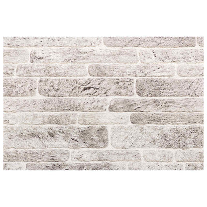 Nástěnné Panely 10 Pcs Světle Šedá A Bílá 100 X 50 Cm Eps Pěna