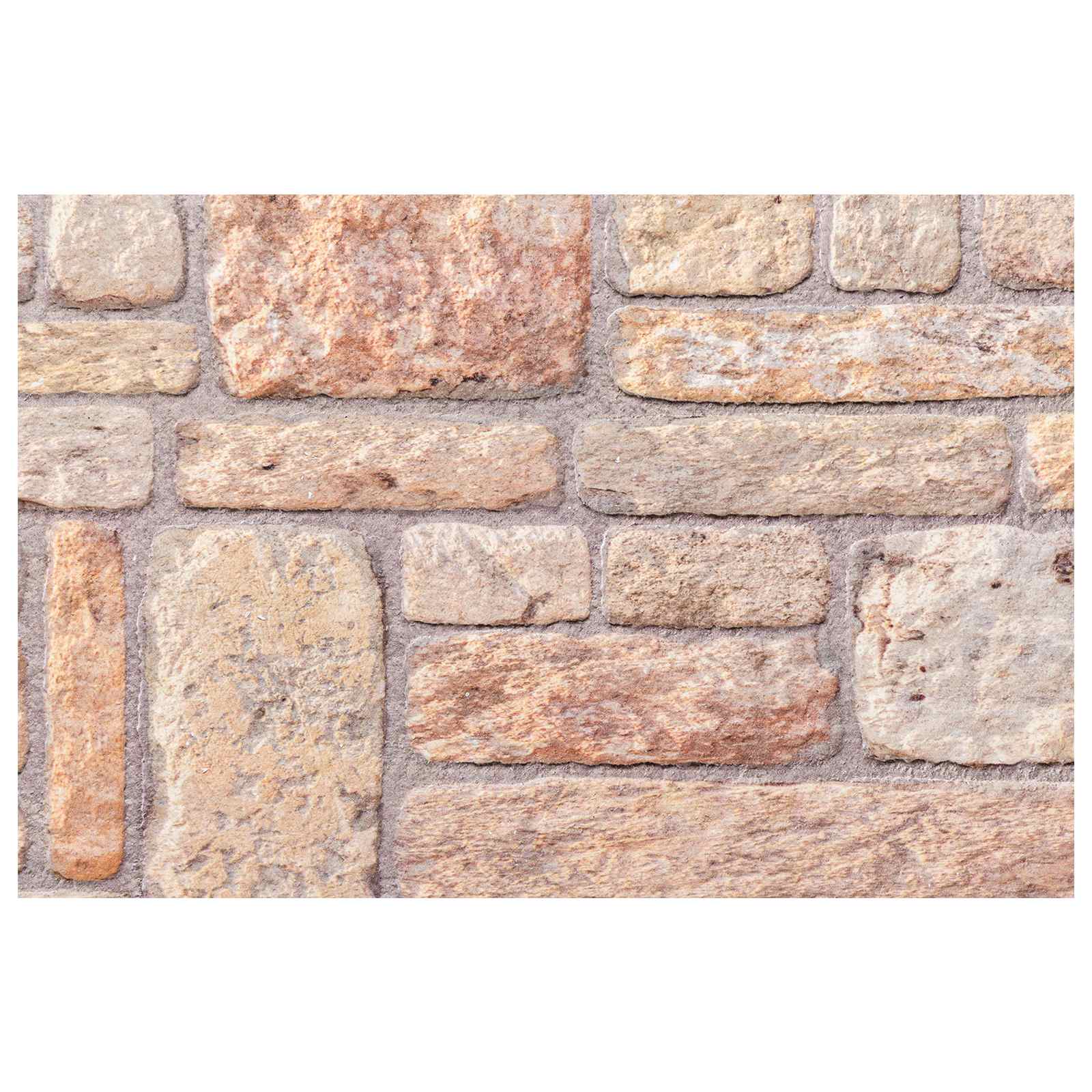 Nástěnné Panely 10 Pcs Světle Hnědá A Bílá 100 X 50 Cm Eps Pěna