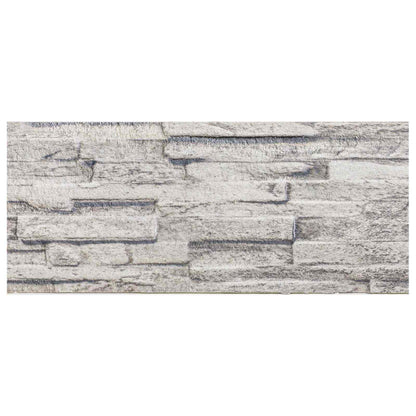 Nástěnné Panely 10 Pcs Světle Šedá 100 X 25 Cm Eps Pěna