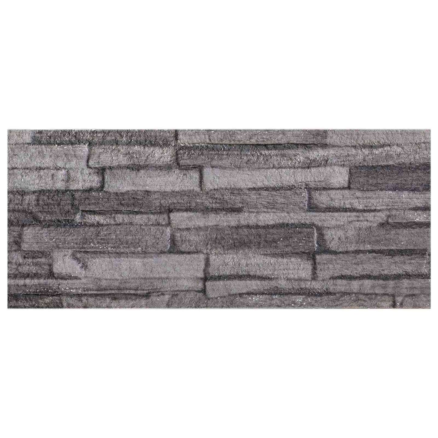Nástěnné Panely 10 Pcs Antracit 100 X 25 Cm Eps Pěna