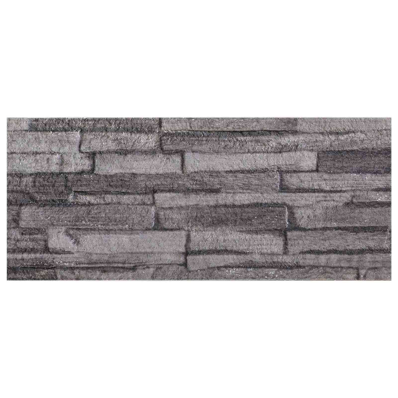 Nástěnné Panely 10 Pcs Antracit 100 X 25 Cm Eps Pěna