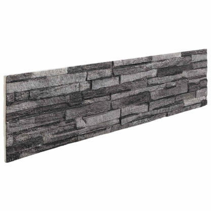 Nástěnné Panely 10 Pcs Antracit 100 X 25 Cm Eps Pěna