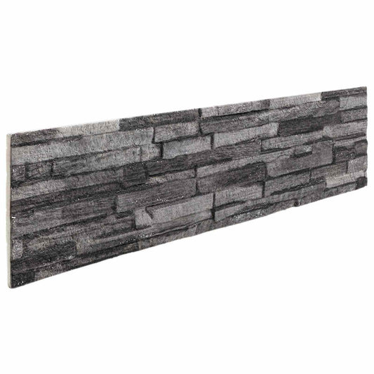 Nástěnné Panely 10 Pcs Antracit 100 X 25 Cm Eps Pěna