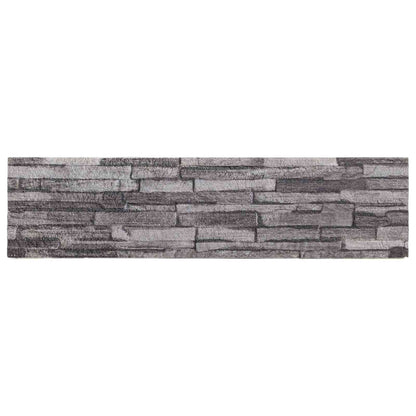 Nástěnné Panely 10 Pcs Antracit 100 X 25 Cm Eps Pěna