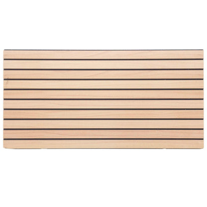 Nástěnné Panely 5 Pcs Hnědá 100 X 50 Cm Eps Pěna