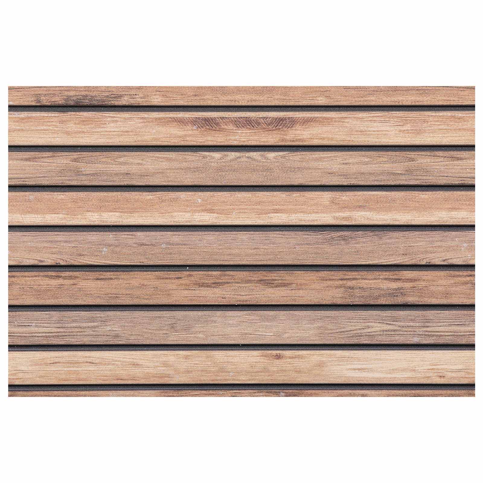 Nástěnné Panely 5 Pcs Světle Hnědá 100 X 50 Cm Eps Pěna