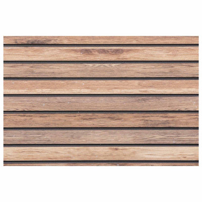 Nástěnné Panely 5 Pcs Světle Hnědá 100 X 50 Cm Eps Pěna