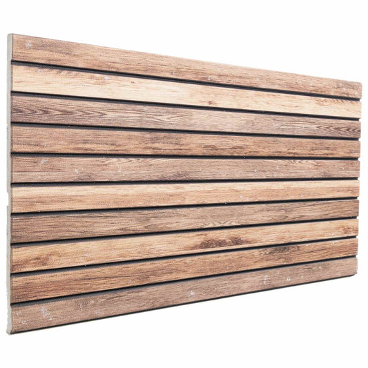 Nástěnné Panely 5 Pcs Světle Hnědá 100 X 50 Cm Eps Pěna