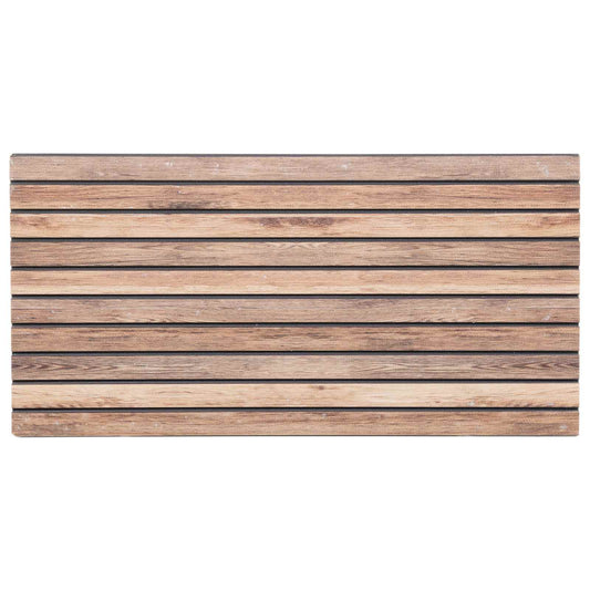 Nástěnné Panely 5 Pcs Světle Hnědá 100 X 50 Cm Eps Pěna