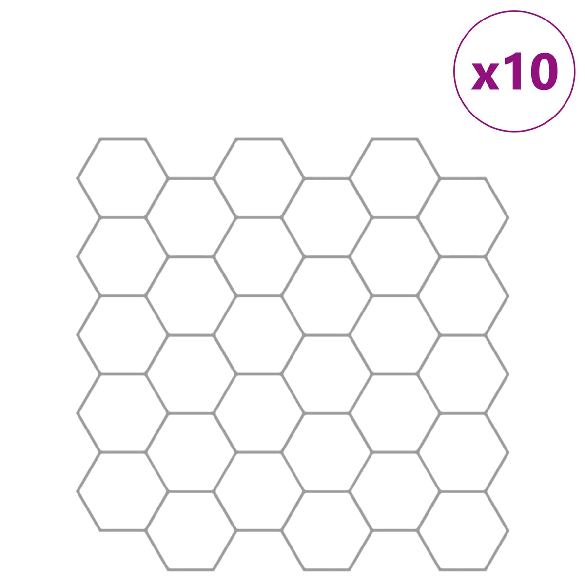Hexagonální Dlaždice 10 Ks 30 X 30 Cm