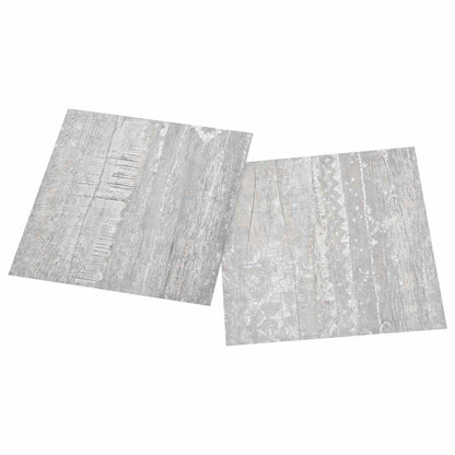 Samolepicí Podlahová Prkna 30,5 X 30,5 Cm 20 Pcs Pvc Šedá