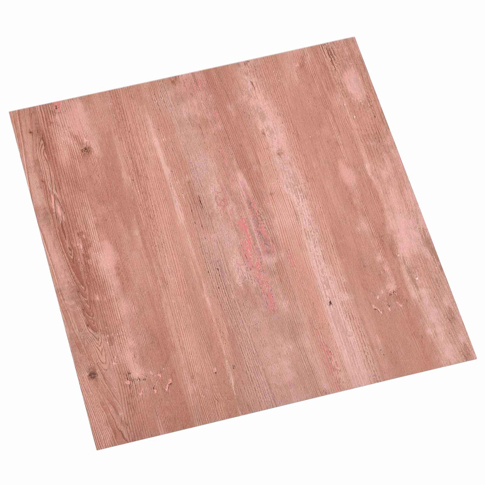 Samolepicí Podlahová Prkna 30,5 X 30,5 Cm 20 Pcs Pvc Červená