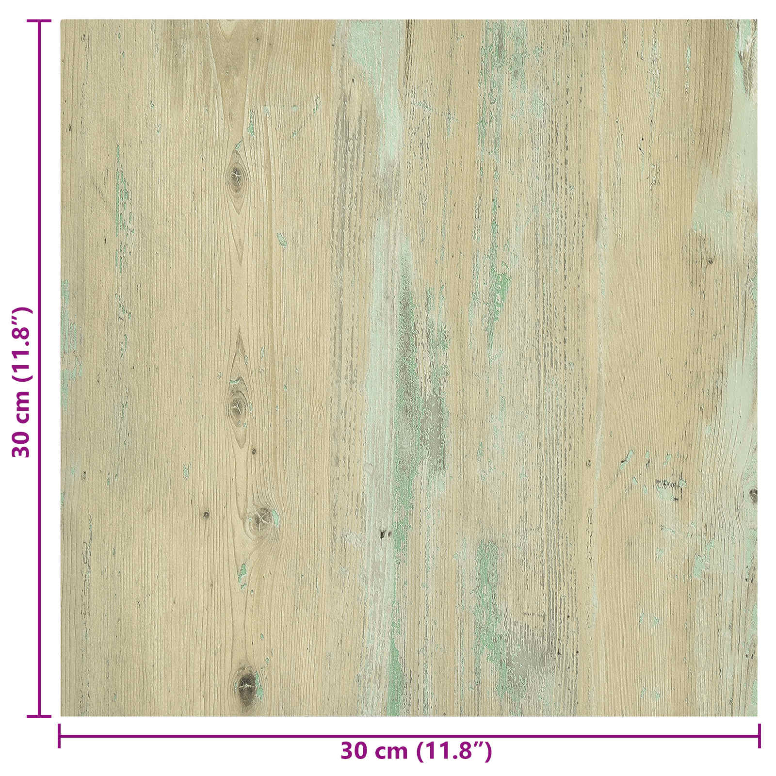 Samolepicí Podlahová Prkna 30,5 X 30,5 Cm 20 Pcs Pvc