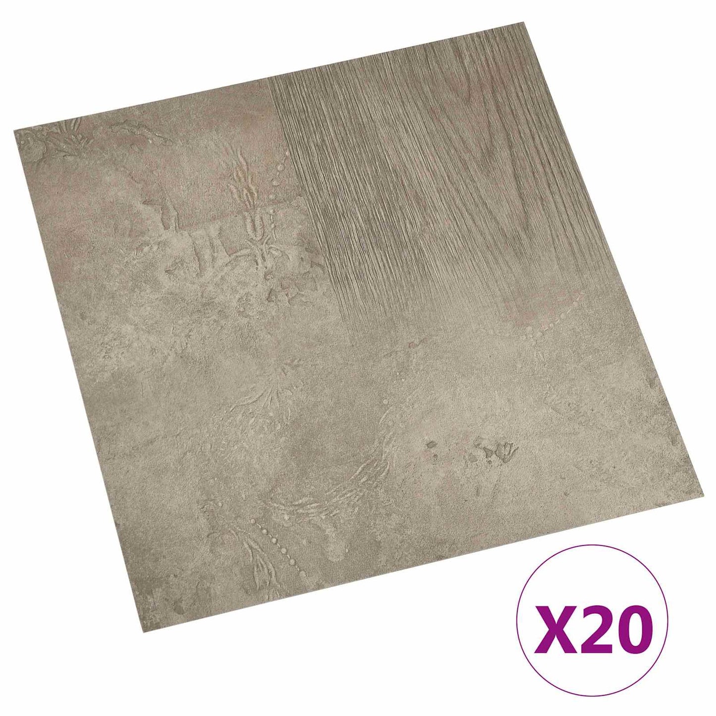Samolepicí Podlahová Prkna 30,5 X 30,5 Cm 20 Pcs Pvc