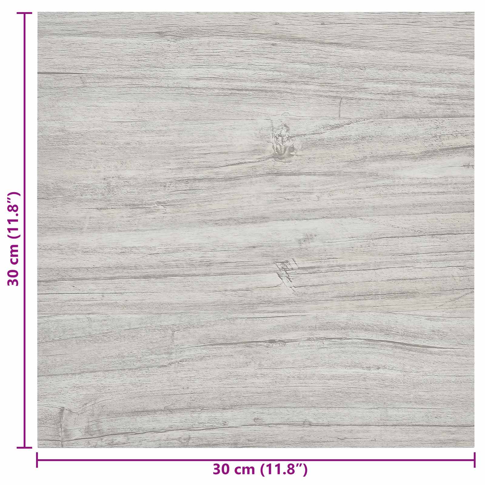 Samolepicí Podlahová Prkna 30,5 X 30,5 Cm 20 Pcs Pvc