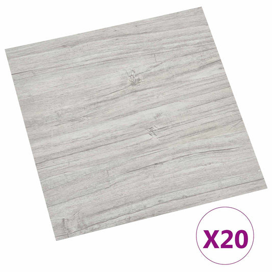 Samolepicí Podlahová Prkna 30,5 X 30,5 Cm 20 Pcs Pvc