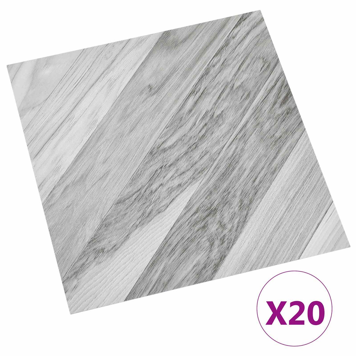 Samolepicí Podlahová Prkna 30,5 X 30,5 Cm 20 Pcs Pvc