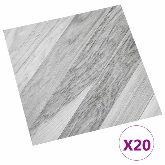 Samolepicí Podlahová Prkna 30,5 X 30,5 Cm 20 Pcs Pvc