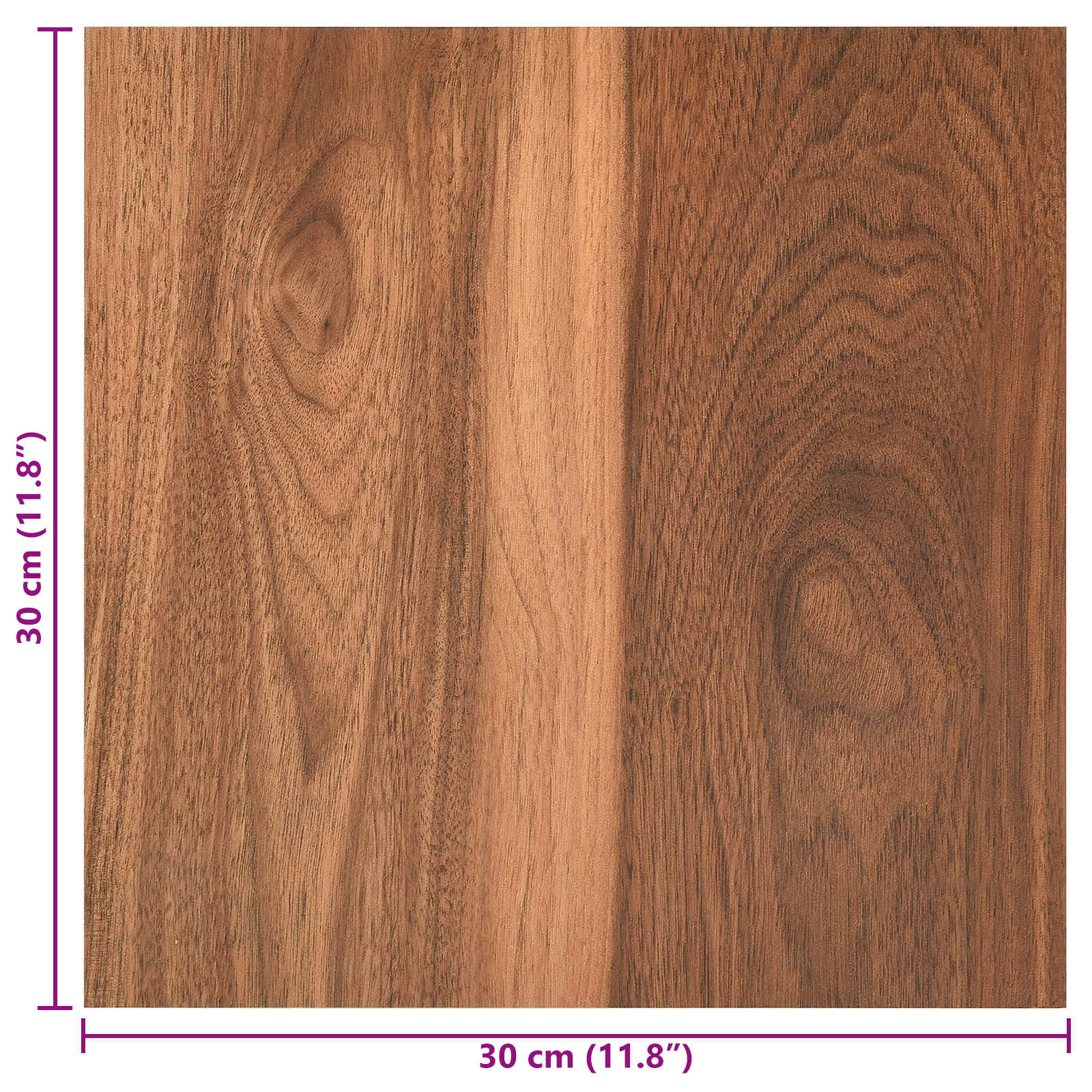 Samolepicí Podlahová Prkna 30,5 X 30,5 Cm 20 Pcs Pvc