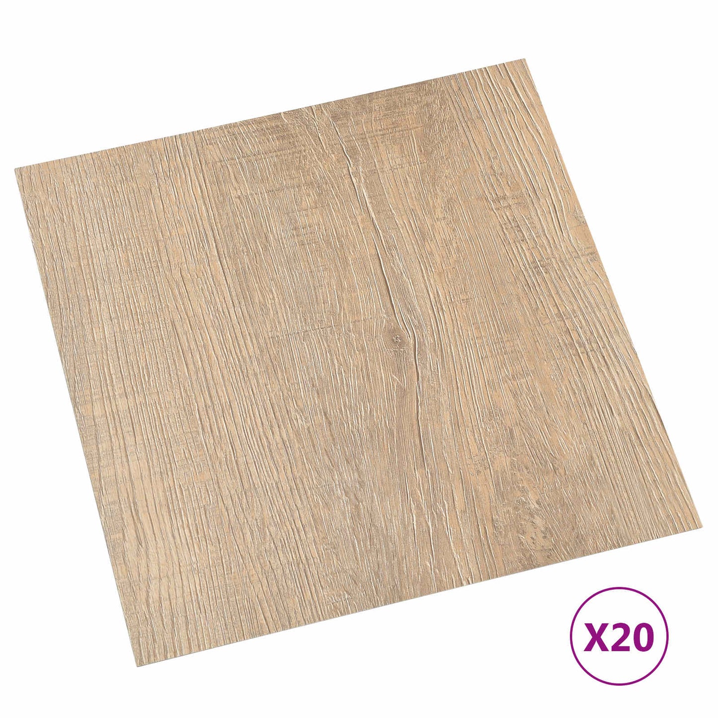 Samolepicí Podlahová Prkna 30,5 X 30,5 Cm 20 Pcs Pvc