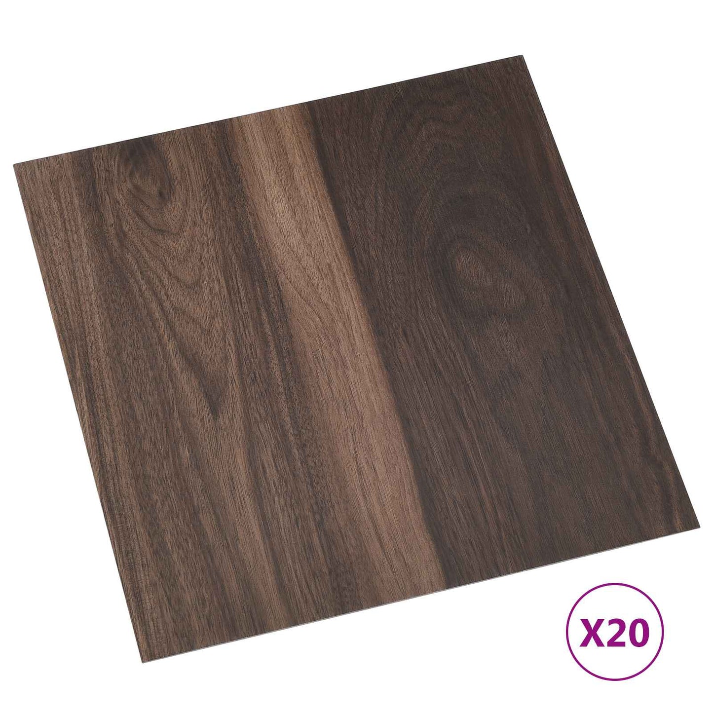 Samolepicí Podlahová Prkna 30,5 X 30,5 Cm 20 Pcs Pvc