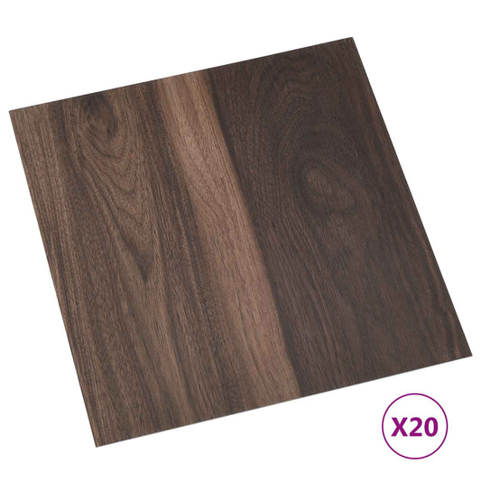 Samolepicí Podlahová Prkna 30,5 X 30,5 Cm 20 Pcs Pvc