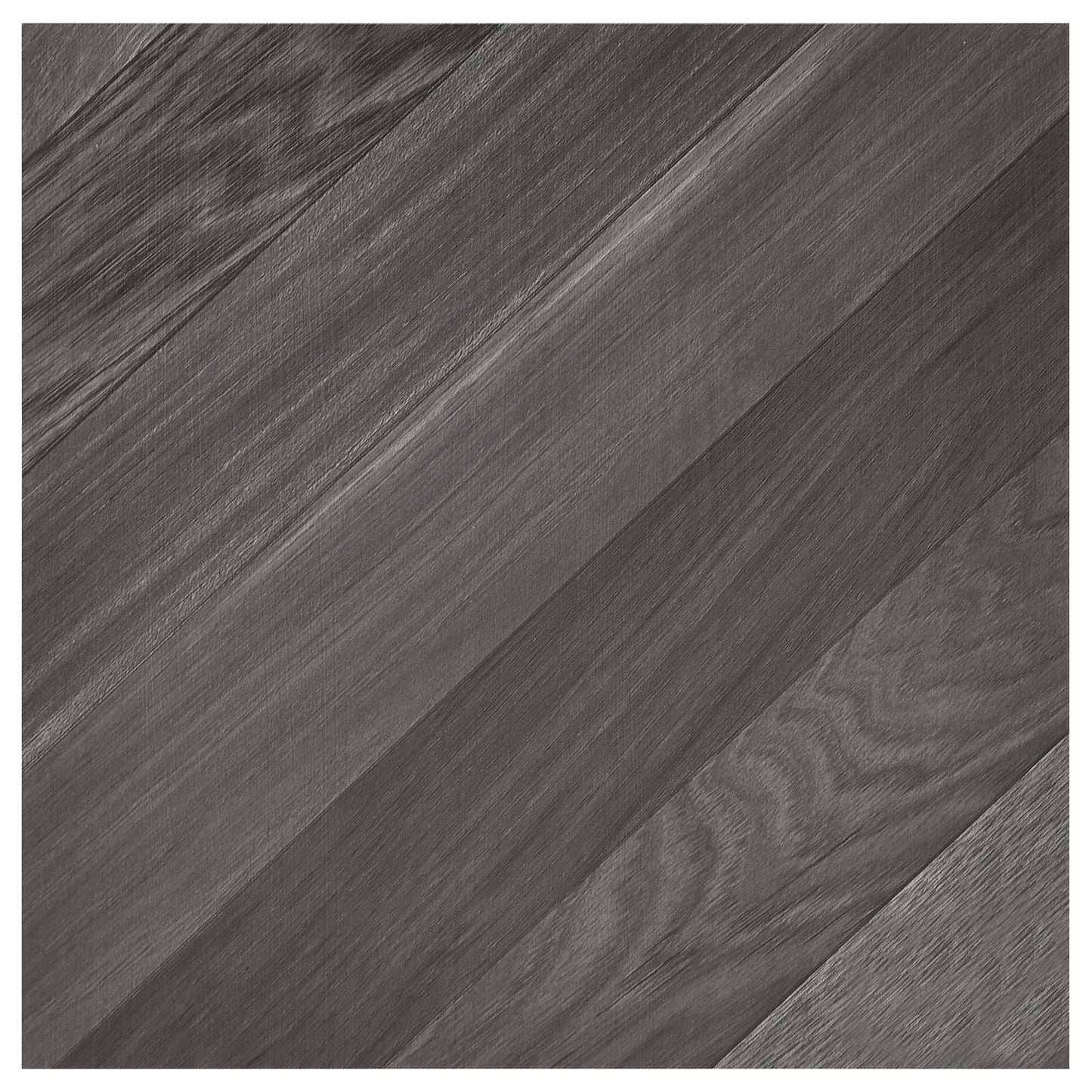 Samolepicí Podlahová Prkna 30,5 X 30,5 Cm 20 Pcs Pvc Pruh Šedý