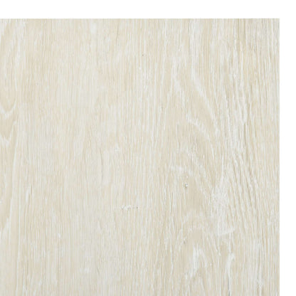 Samolepicí Podlahová Prkna 30,5 X 30,5 Cm 20 Pcs Pvc Krémová