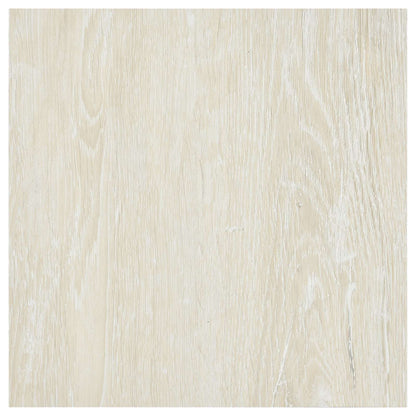 Samolepicí Podlahová Prkna 30,5 X 30,5 Cm 20 Pcs Pvc Krémová