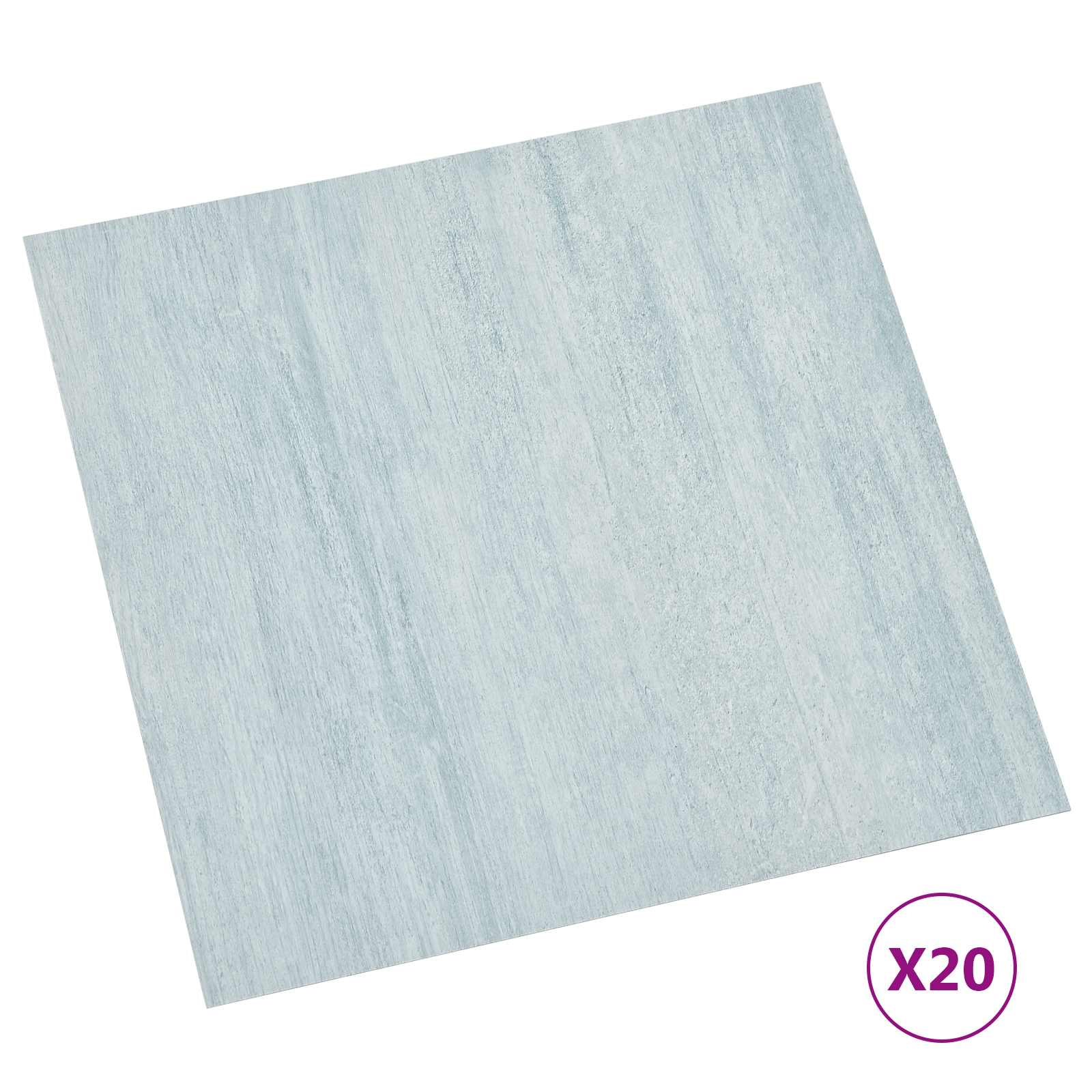 Samolepicí Podlahová Prkna 30,5 X 30,5 Cm 20 Pcs Pvc Zelená