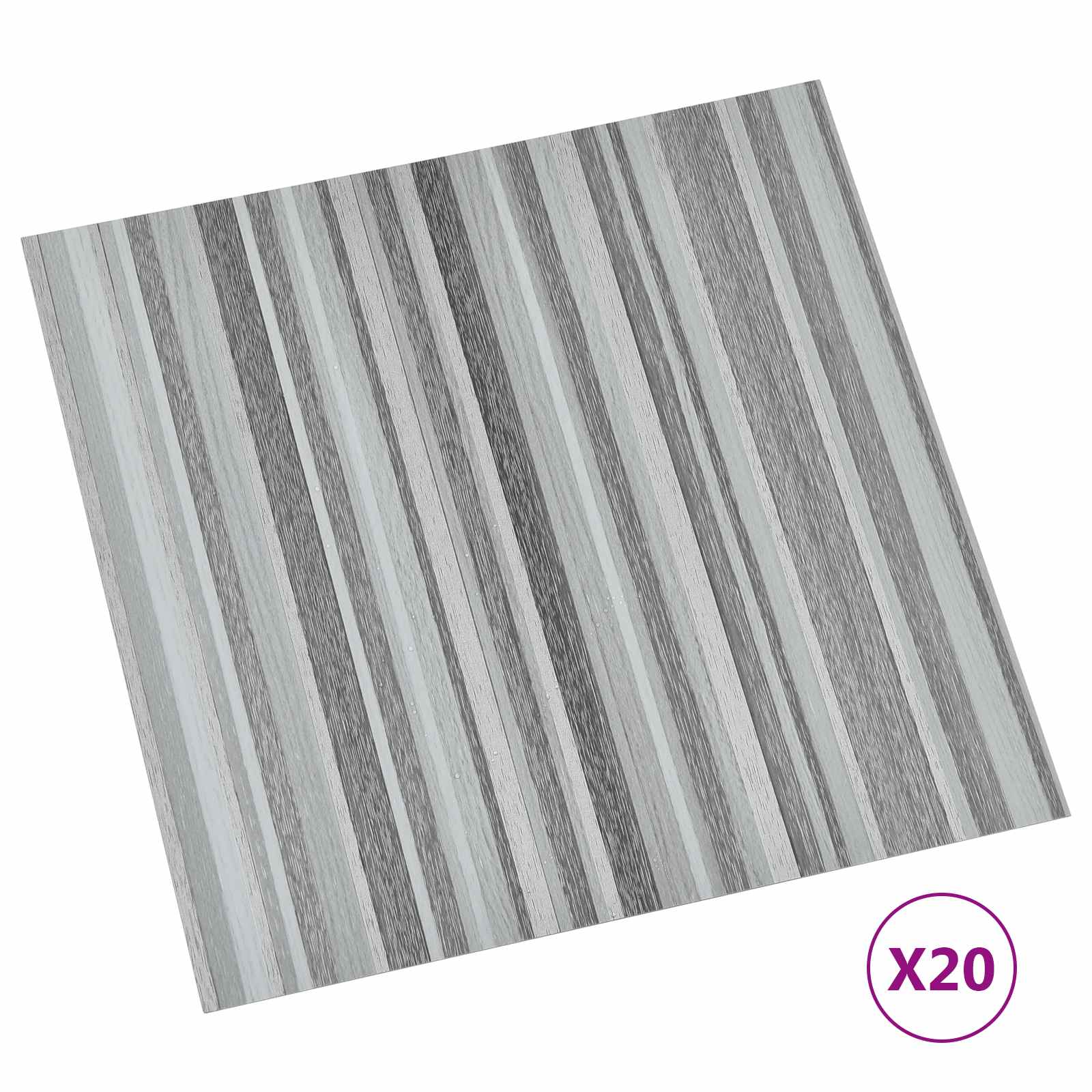 Samolepicí Podlahová Prkna 30,5 X 30,5 Cm 20 Pcs Pvc