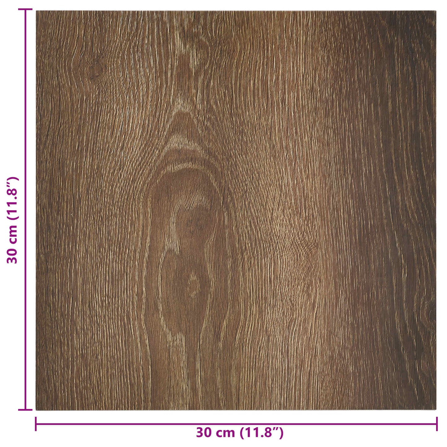 Samolepicí Podlahová Prkna 30,5 X 30,5 Cm 20 Pcs Pvc