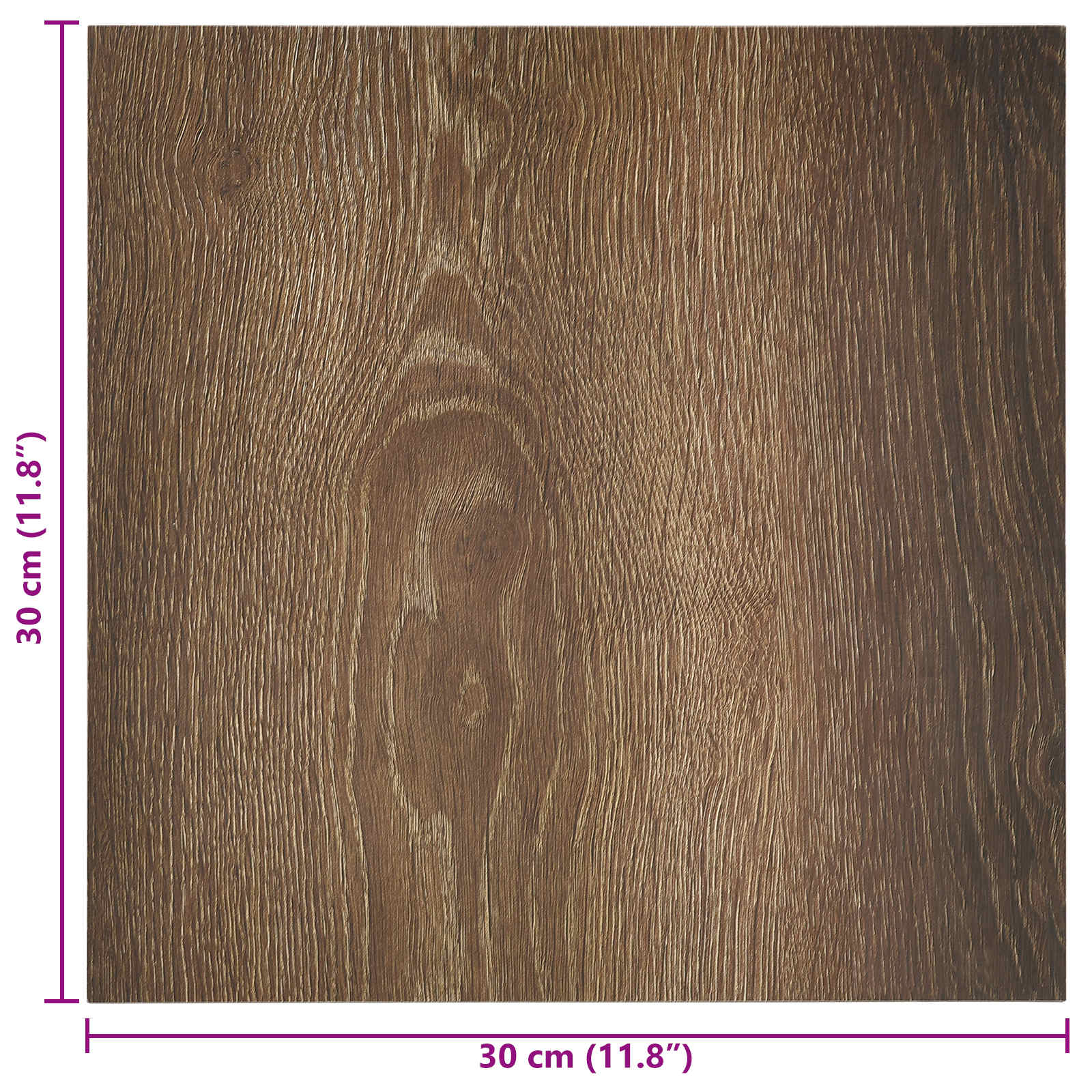 Samolepicí Podlahová Prkna 30,5 X 30,5 Cm 20 Pcs Pvc