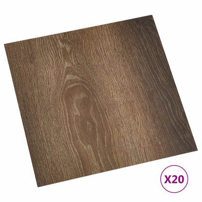 Samolepicí Podlahová Prkna 30,5 X 30,5 Cm 20 Pcs Pvc
