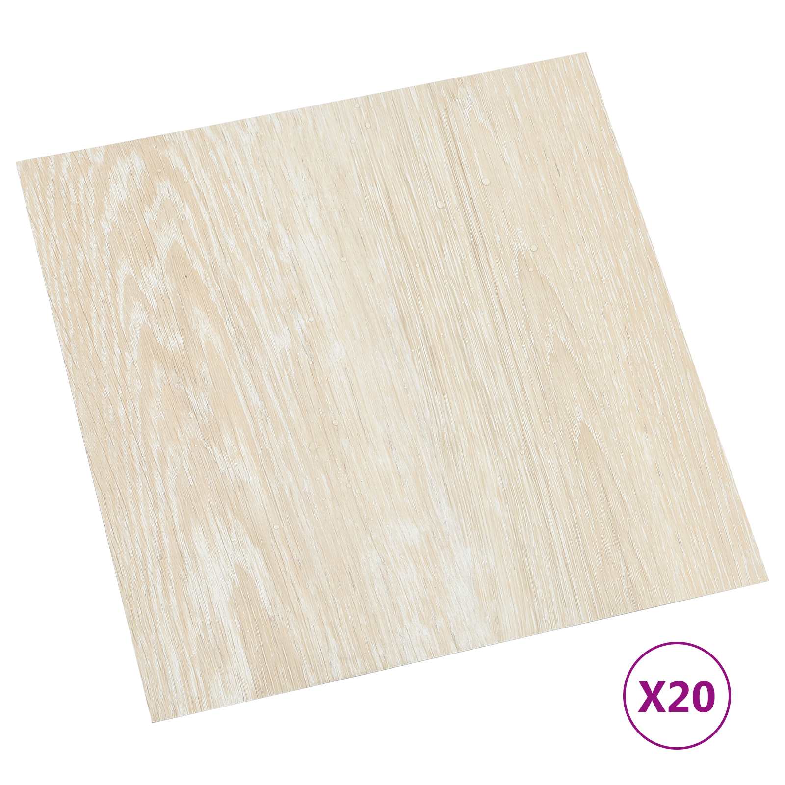 Samolepicí Podlahová Prkna 30,5 X 30,5 Cm 20 Pcs Pvc