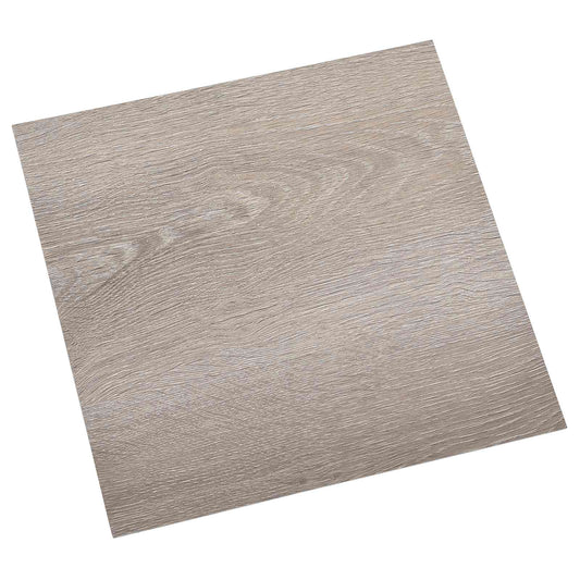 Samolepicí Podlahová Prkna 30,5 X 30,5 Cm 20 Pcs Pvc Taupe