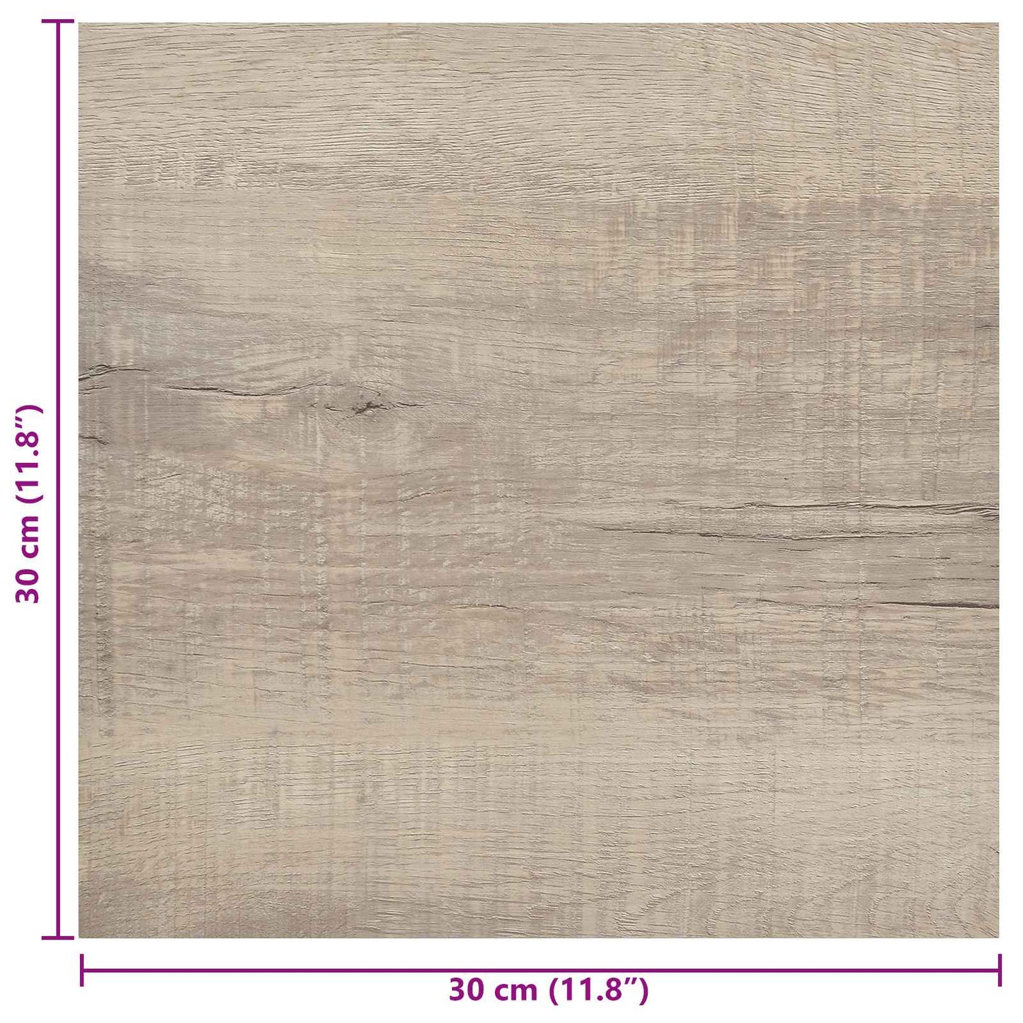 Samolepicí Podlahová Prkna 30,5 X 30,5 Cm 20 Pcs Pvc