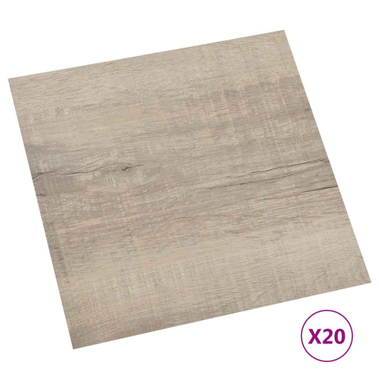 Samolepicí Podlahová Prkna 30,5 X 30,5 Cm 20 Pcs Pvc