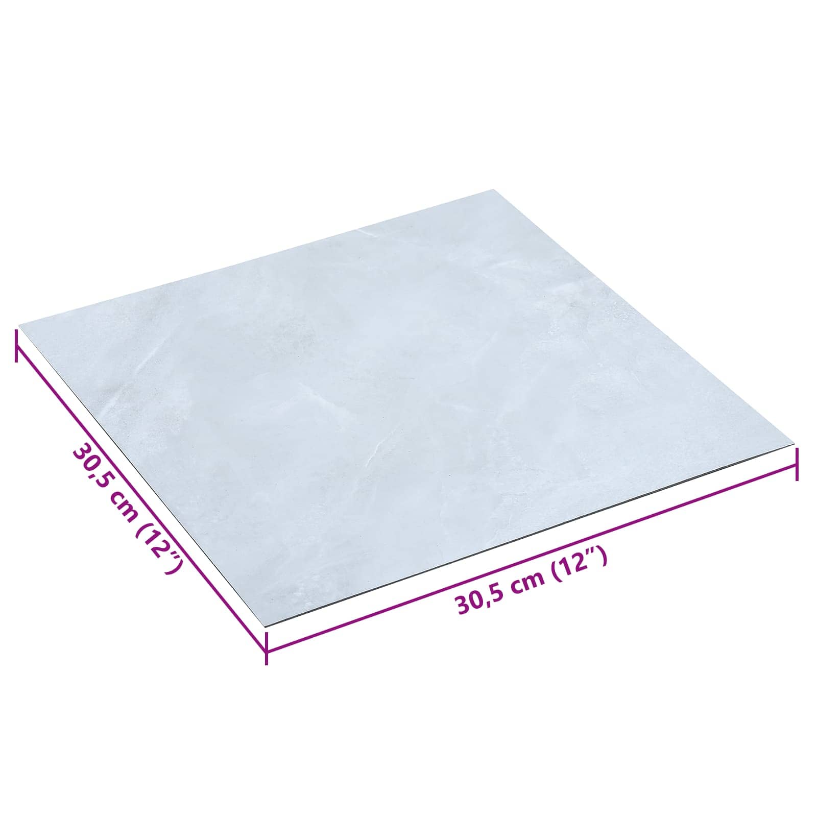 Samolepicí Podlahová Prkna 30,5 X 30,5 Cm 20 Pcs Pvc