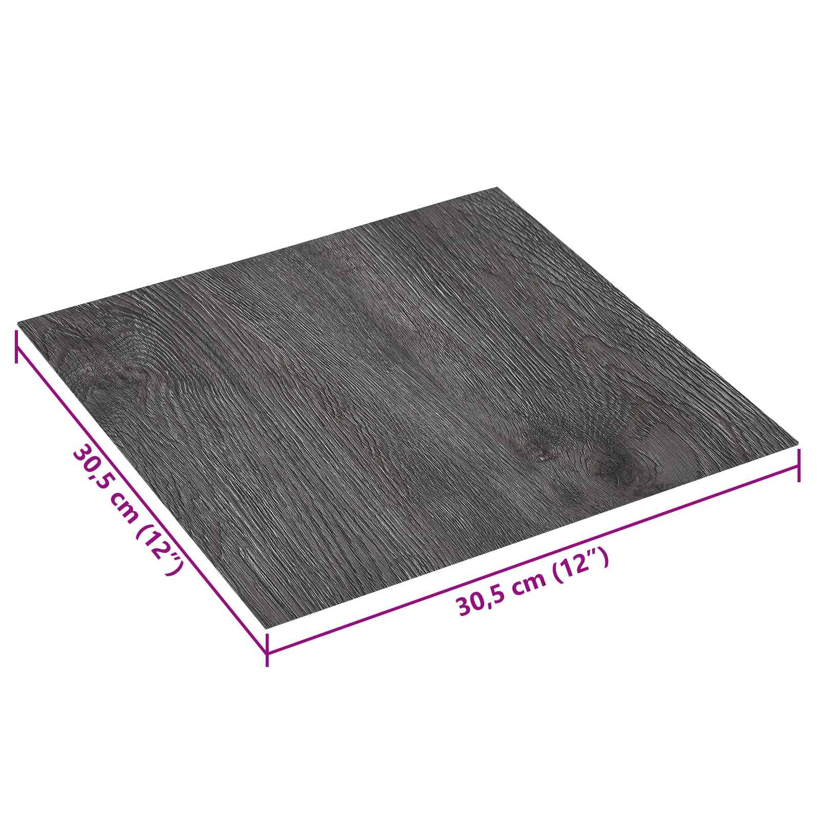 Samolepicí Podlahová Prkna 30,5 X 30,5 Cm 20 Pcs Pvc