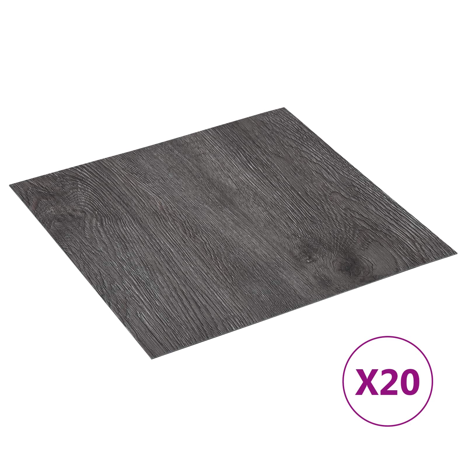 Samolepicí Podlahová Prkna 30,5 X 30,5 Cm 20 Pcs Pvc