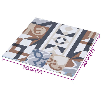 Samolepicí Podlahová Prkna 30,5 X 30,5 Cm 20 Pcs Pvc Mono Vzor