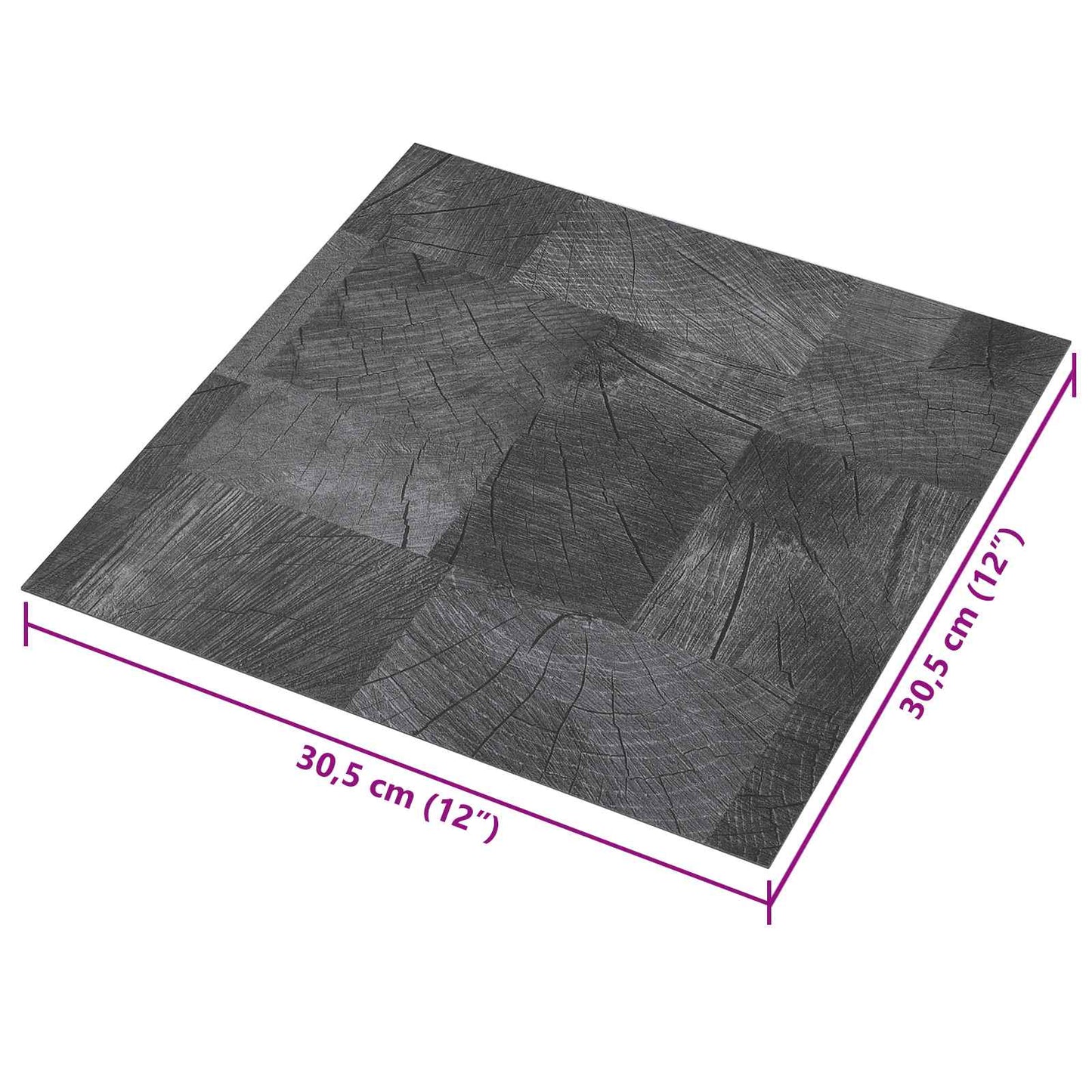 Samolepicí Podlahová Prkna 30,5 X 30,5 Cm 20 Pcs Pvc
