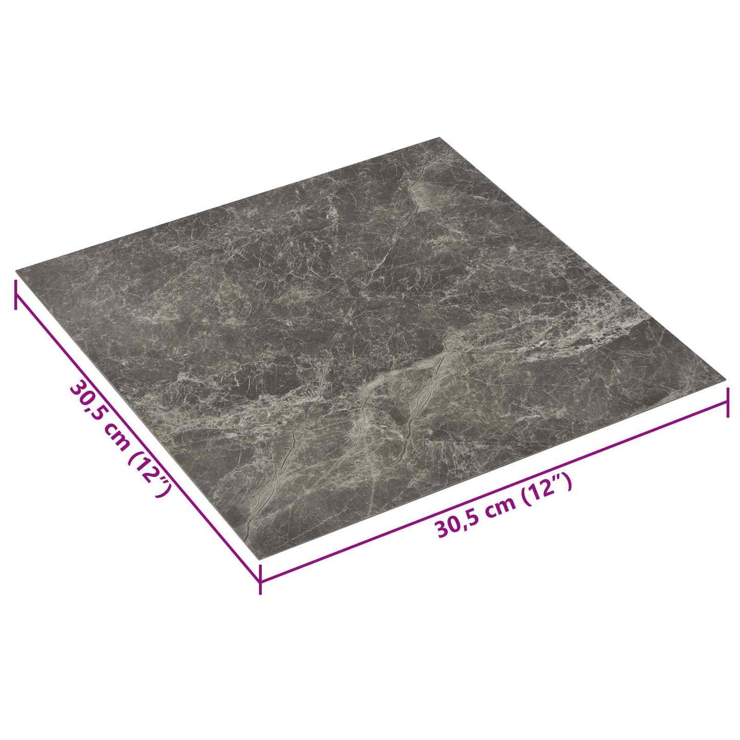 Samolepicí Podlahová Prkna 30,5 X 30,5 Cm 20 Pcs Pvc