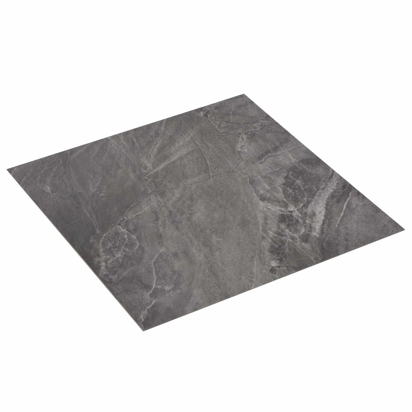 Samolepicí Podlahová Prkna 30,5 X 30,5 Cm 20 Pcs Pvc Černá