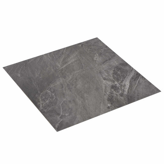 Samolepicí Podlahová Prkna 30,5 X 30,5 Cm 20 Pcs Pvc Černá